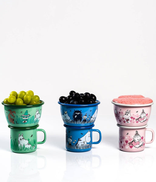MUURLA | Moomin | Enamel Mug | In the Garden | 0.25L