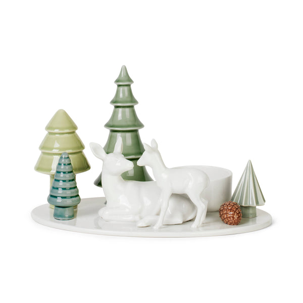 Candle Holder | Winter Stories | Deer & Fawn