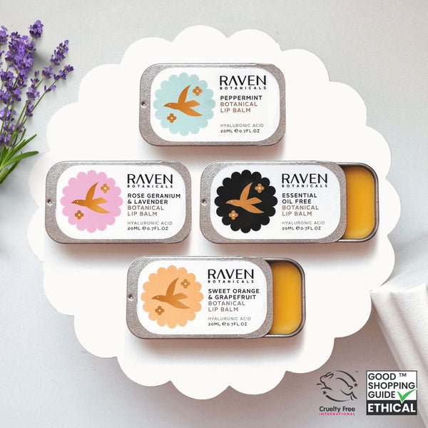 Raven Botanicals | Sweet Orange & Grapefruit Lip Balm