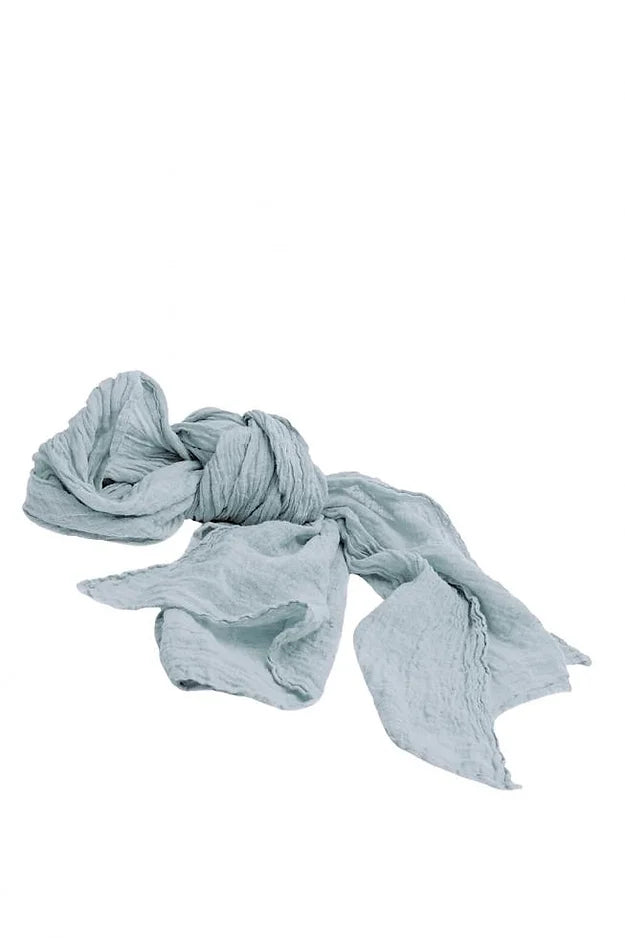 Linen Scarf | Bleu Embruns