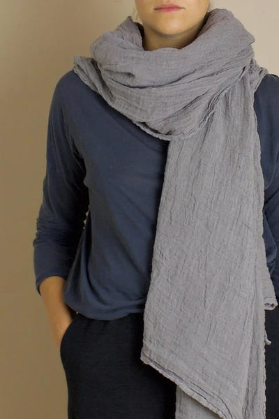 Linen Scarf | Soft Grey
