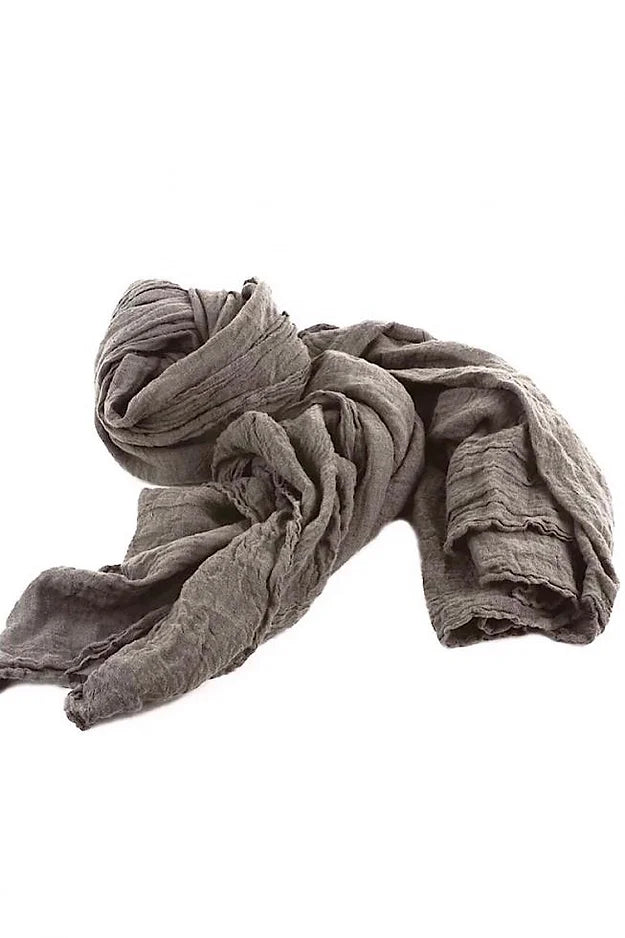 Linen Scarf | Soft Grey