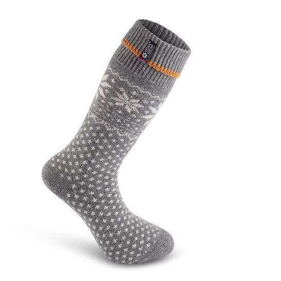 Scandinavian Wool Socks | Lambswool | Grey