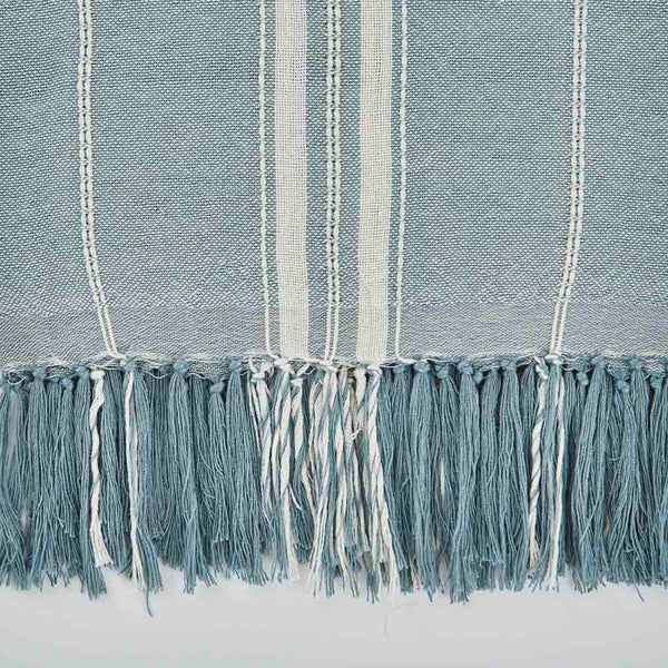 Marseille Throw | 100% Recycled Plastic | Duck Egg Blue