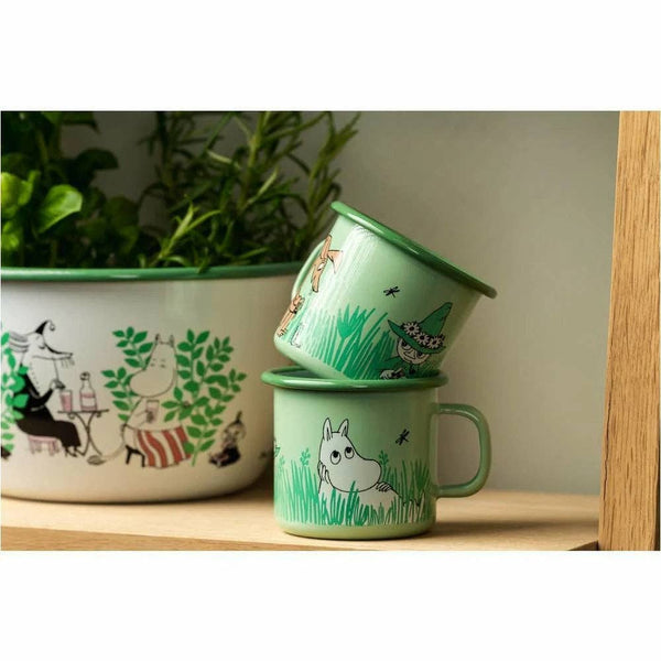 MUURLA | Moomin | Enamel Mug | In the Garden | 0.25L