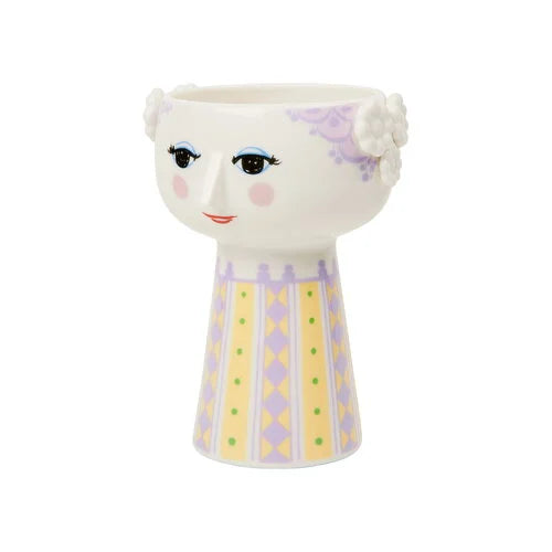 Eva Vase | Lavender/Yellow