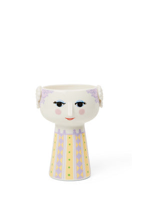 Eva Vase | Lavender/Yellow
