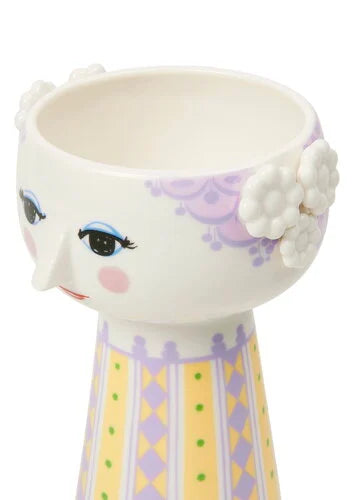 Eva Vase | Lavender/Yellow