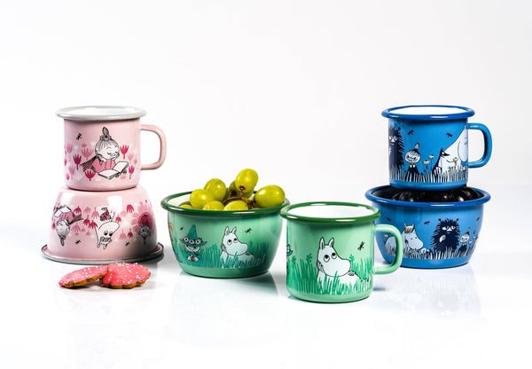 MUURLA | Moomin | Enamel Mug | In the Garden | 0.25L