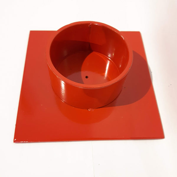 Candlestick "The Square" red - Kunstindustrien