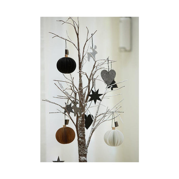 8 Eco-Felt Christmas ornaments