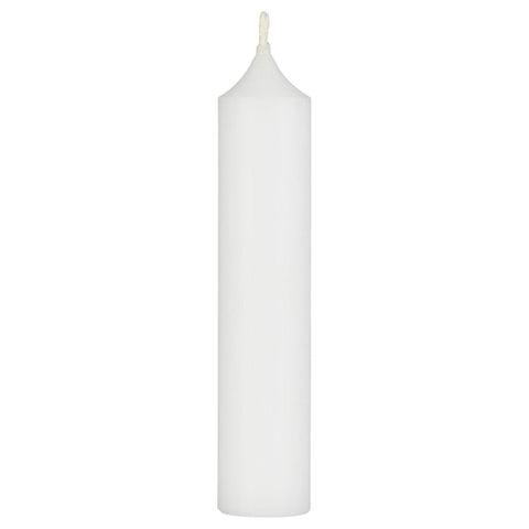 Short Dinner Candle | White