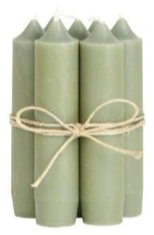 Short Dinner Candle | Dusty Green