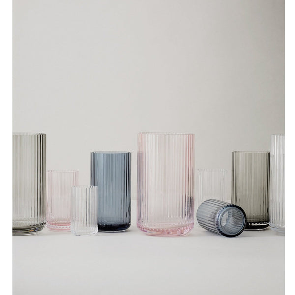 Lyngby Glass Vase - Midnight Blue