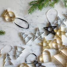 Figure Christmas Star Ornament - White