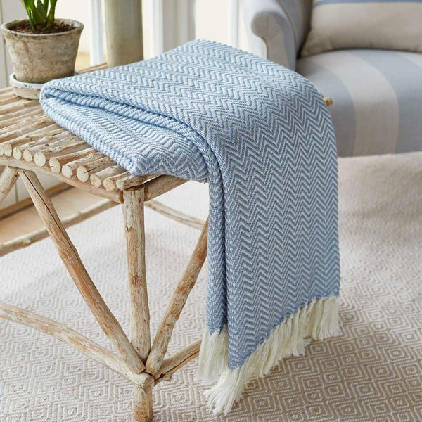 Herringbone Blanket |100% Recycled Plastic Bottles | Lavender