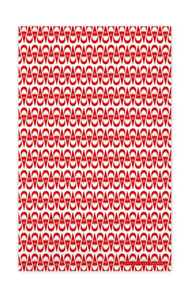 Tea towel & Dishcloth Bundle - Red Gnome (Tomte)