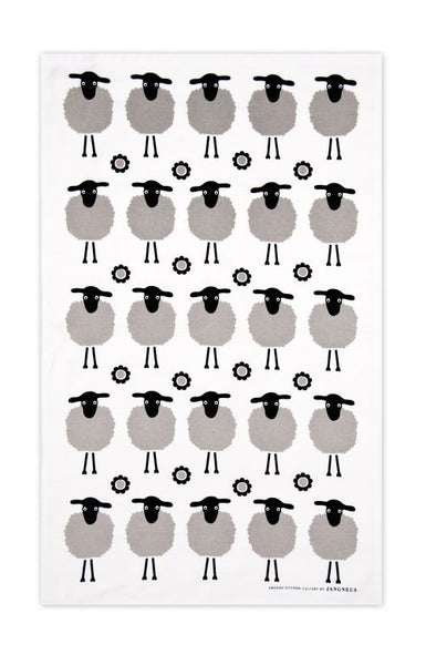 Tea towel & Dishcloth Bundle | Mini Sheep