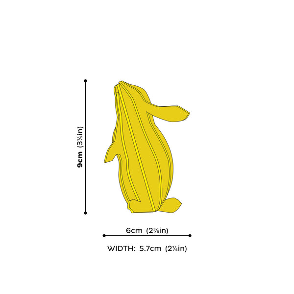 Rabbit | Yellow | 9 cm