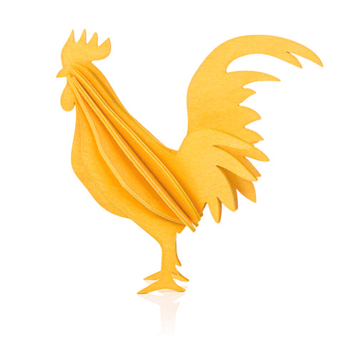 Rooster | Warm Yellow | 10 cm