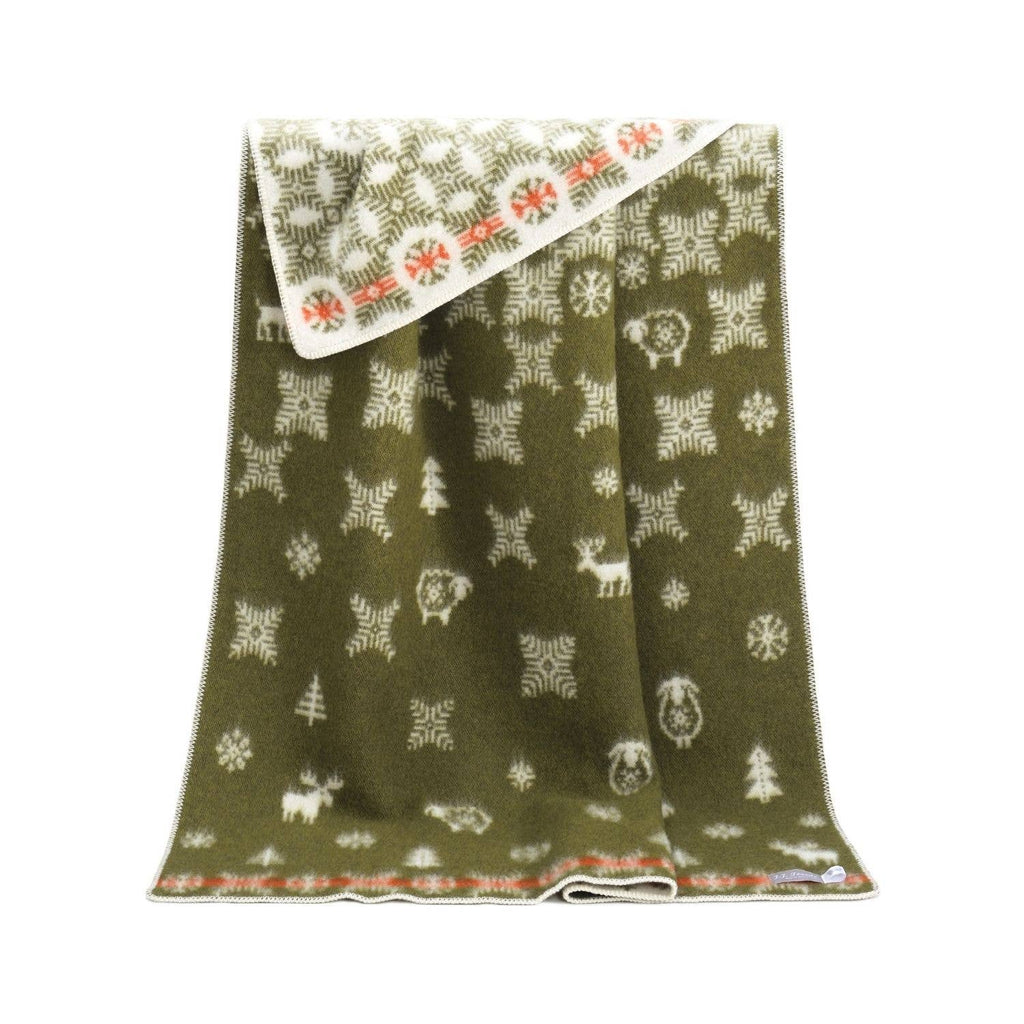 Wool Blanket | Winter Forest