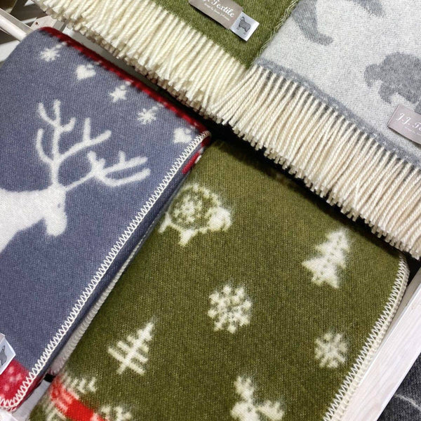 Wool Blanket | Winter Forest