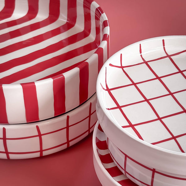 Grid Bowl | tramonto red