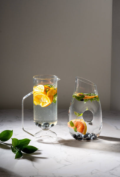 Water Pitcher | Clear Glass | 1 Litre