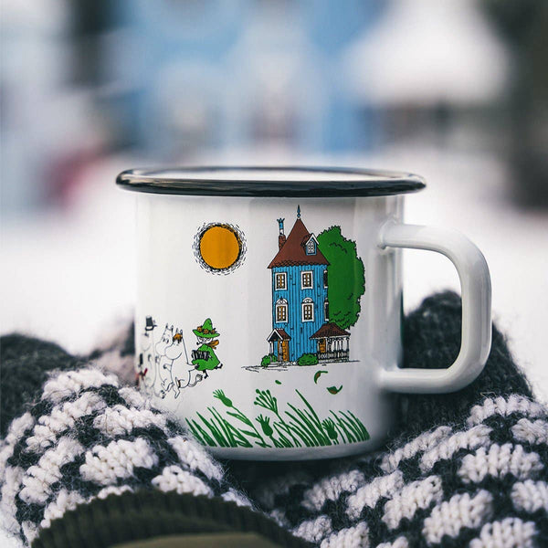 MOOMIN | Enamel Mug | Moomin Valley | 0.37L