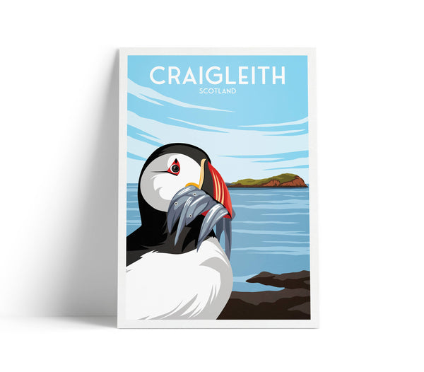 Poster | Craigleith Island & Puffin | North Berwick