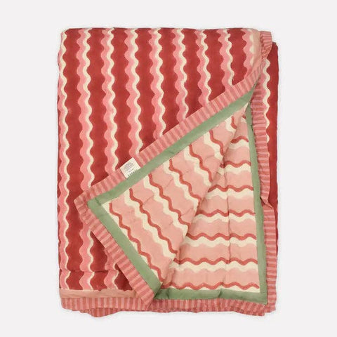 Organic Cotton Quilt | Whirly | Jam | Single