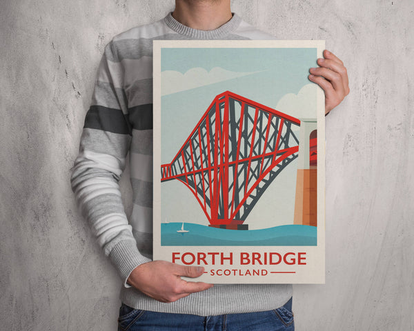 Poster | Forth Rail Bridge | Edinburgh - Fife