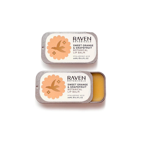 Raven Botanicals | Sweet Orange & Grapefruit Lip Balm