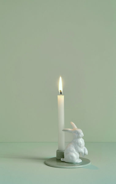 Sweet Stories Hare, Sage candlestick