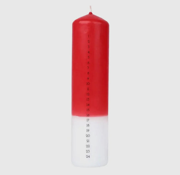 Santa Christmas Advent Candle | Xmas Candle |