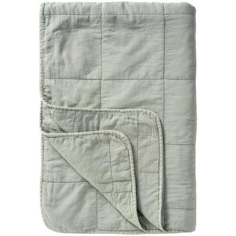 Cotton Quilt | Vintage | Dusty Aqua