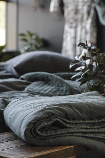 Cotton Quilt | Vintage | Spruce Blue