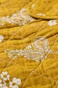 Cotton Quilt | Mustard w/ Paisley