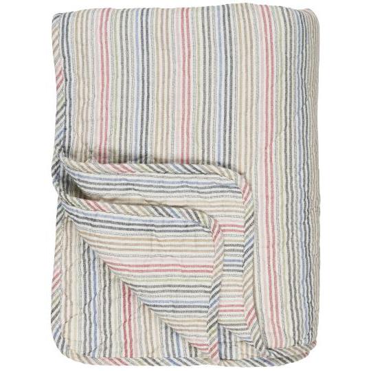 Cotton Quilt | Multicoloured Stripes