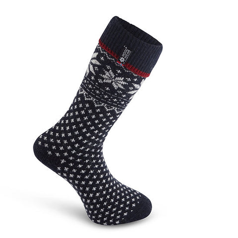 Scandinavian Wool Socks | Lambswool | Marine