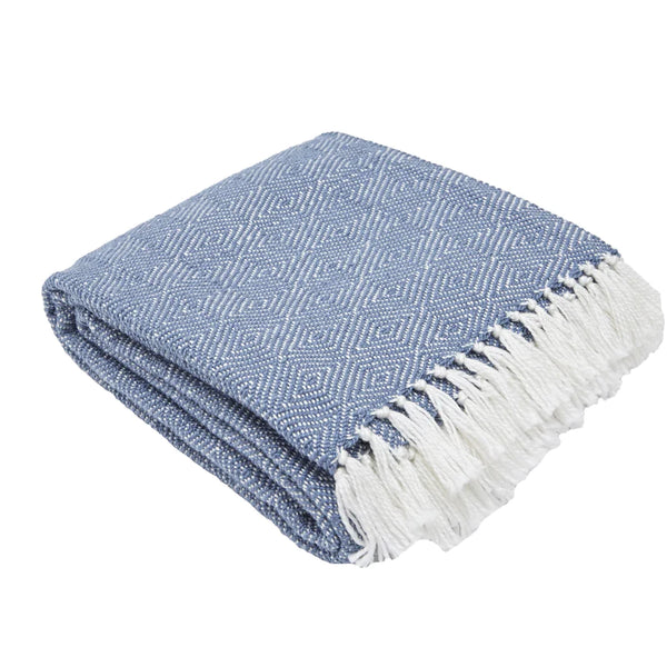 Diamond Blanket | 100% Recycled Plastic | Navy