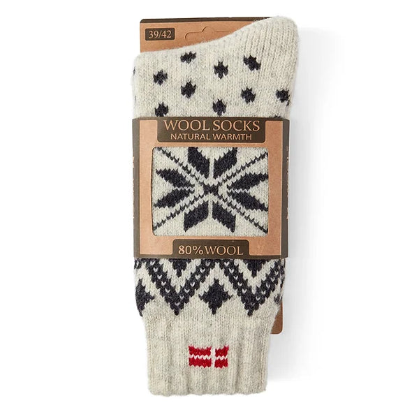 Scandinavian Wool Socks | Icestar | Cream