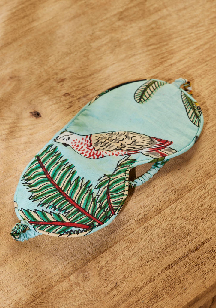 Eye Mask | Jungle Print | Jade