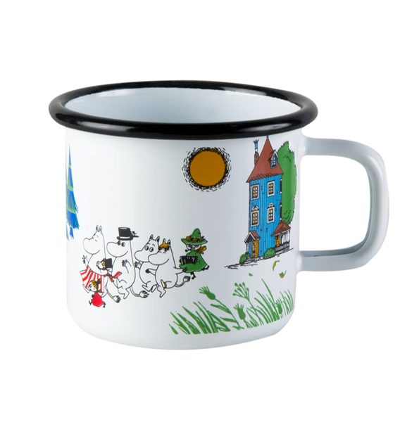 MOOMIN | Enamel Mug | Moomin Valley | 0.37L