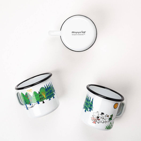 MOOMIN | Enamel Mug | Moomin Valley | 0.37L