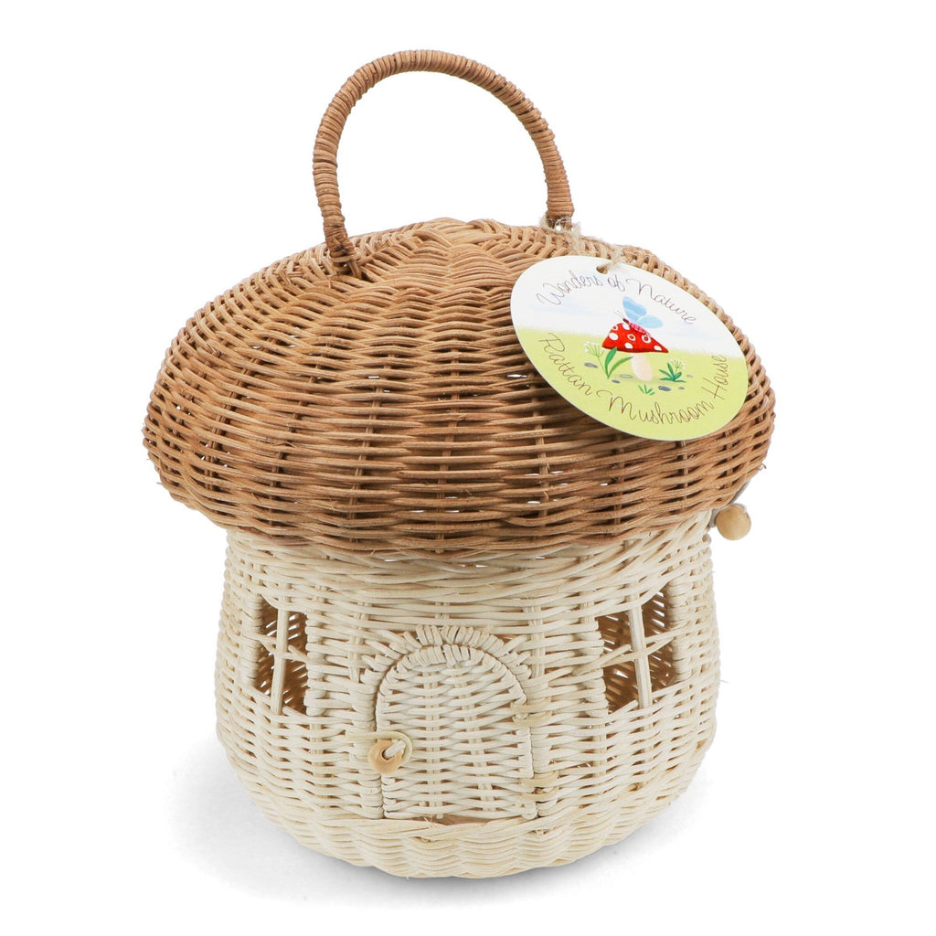 Basket | Rattan Mushroom House