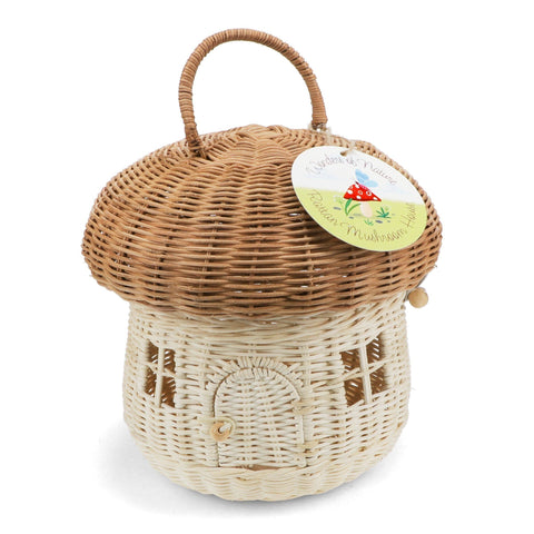 Basket | Rattan Mushroom House