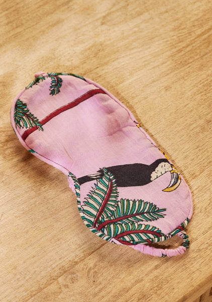 Eye Mask | Jungle Print | Pink
