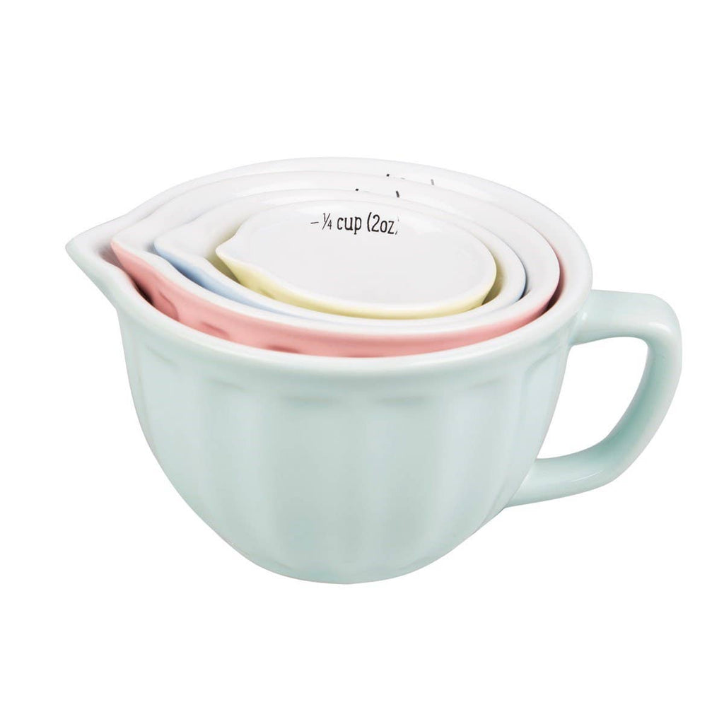Measuring Cups | Retro Pastel | Set Of 4
