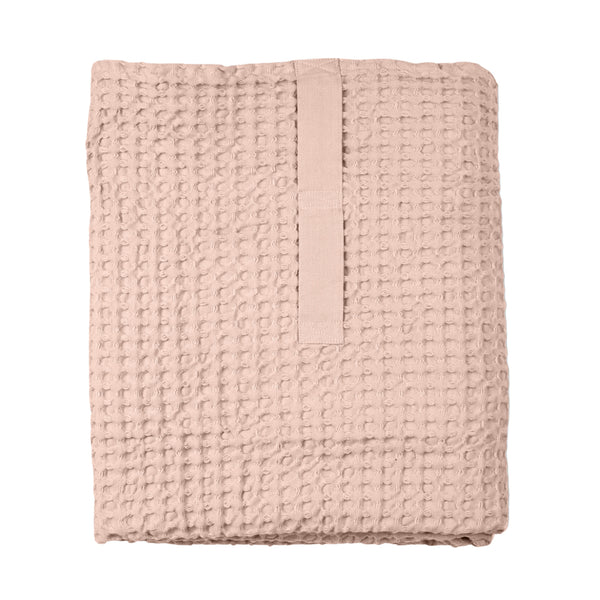 Big Waffle Towel & Blanket - Pale Rose